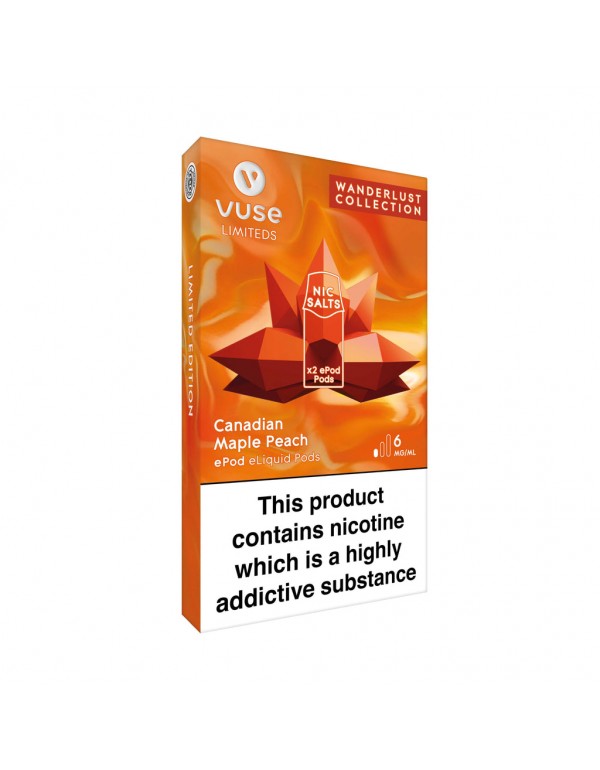 Vuse ePod vPro Cartridges - Canadian Maple Peach