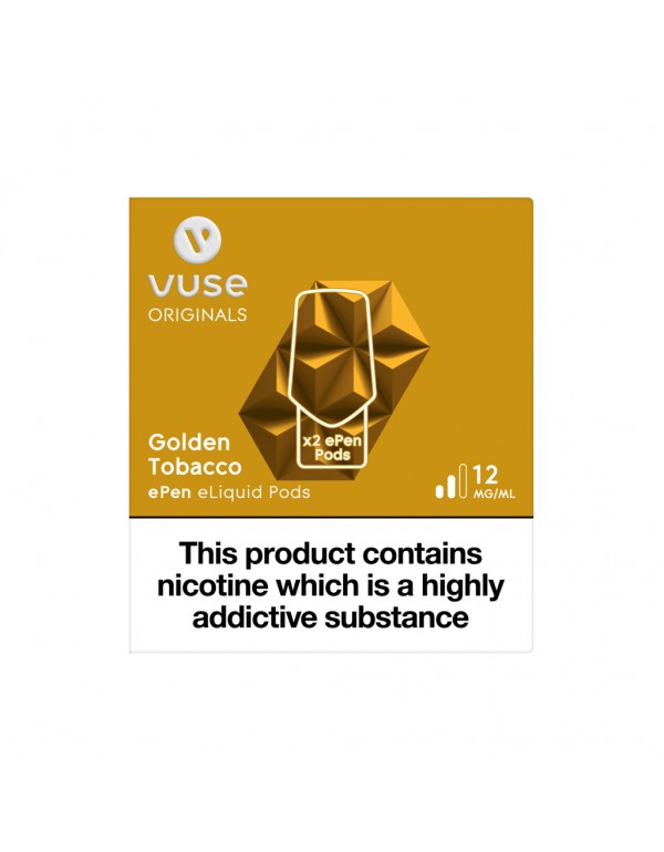 Vuse ePen 3 Flavour Caps - Golden Tobacco
