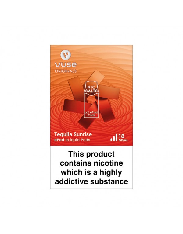 Vuse ePod vPro Cartridges - Tequila Sunrise