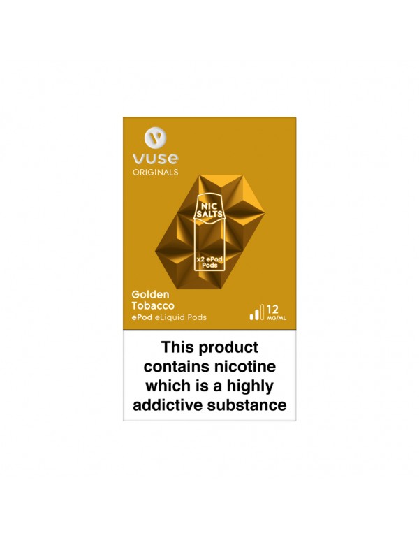 Vuse ePod vPro Cartridges - Golden Tobacco