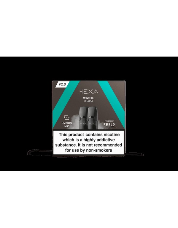 Hexa 2.0 Pod - Menthol E-Liquid Pods (2x1.7ml)