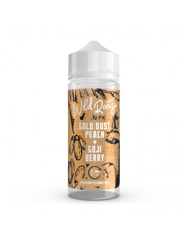Wild Roots - Gold Dust Peach Shortfill E-Liquid (1...