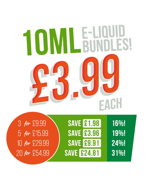 V Premium High VG - Juicy Fruity E-Liquid (10ml)